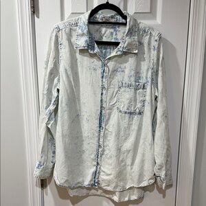 Denim Button-Up Shirt